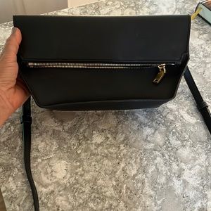 Mint shape crossbody bag from JCrew - all leather